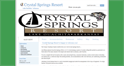 Desktop Screenshot of crystalspringsresort.com